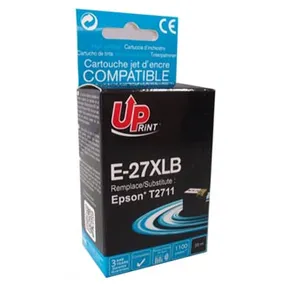 UPrint kompatibilis tinta C13T27114010, 27XL, fekete, 1100 oldal, 23 ml, E-27XLB, Epson W-hez